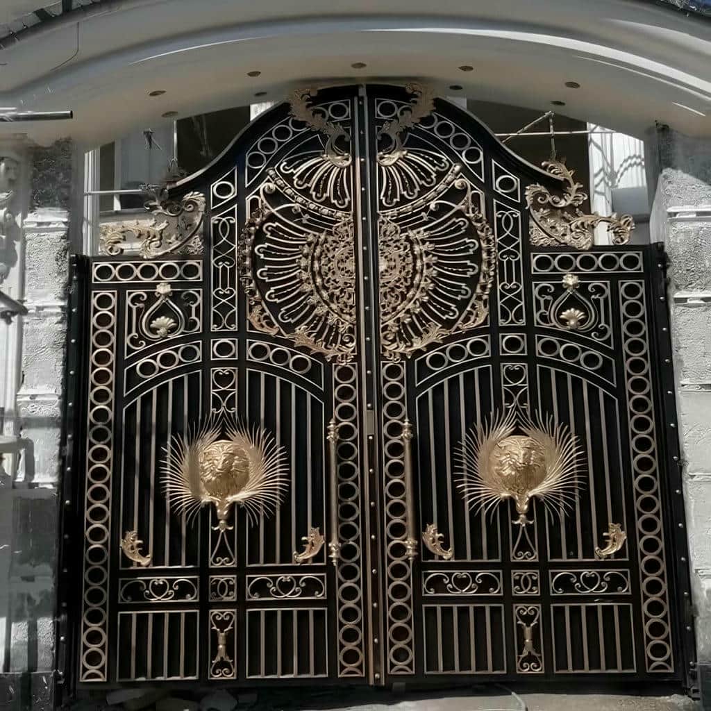 نصب درب ویلایی فرفورژه مدرن در مشهد