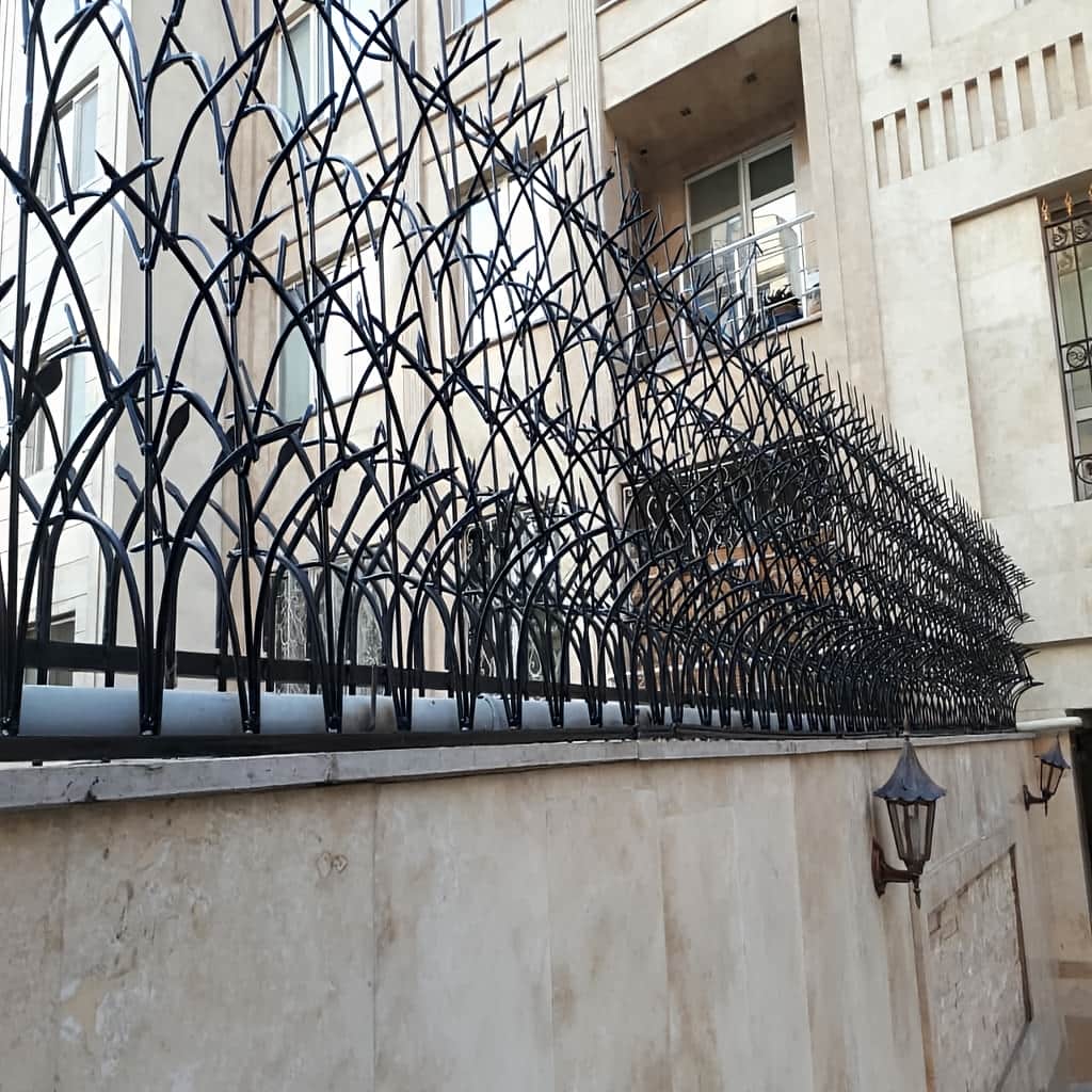 سفارش حفاظ دیوار پرتراکم خمکاری شده مدل شاخ گوزنی