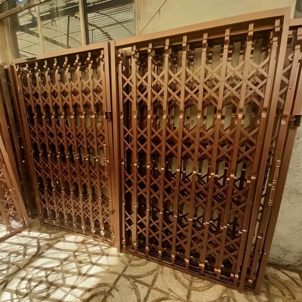 7 طرح حفاظ درب ضد سرقت فلزی