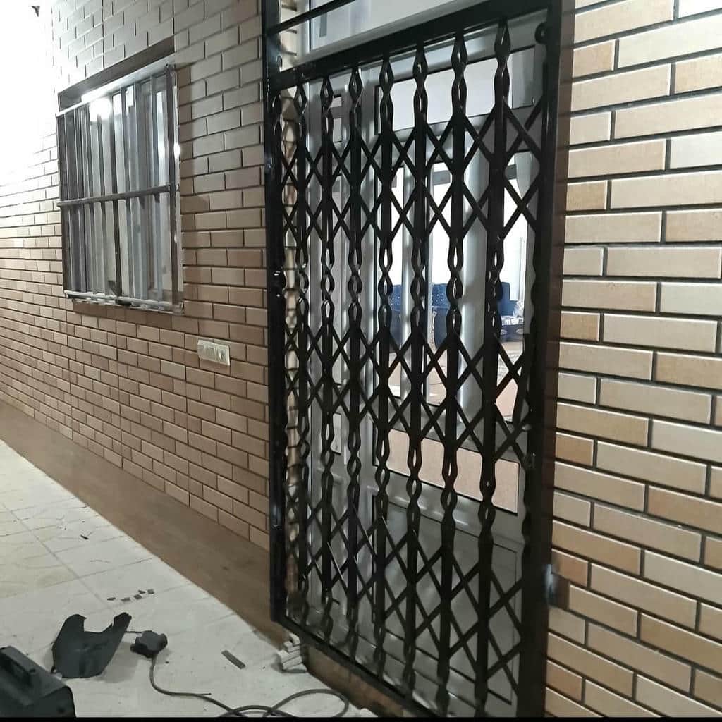 مدل کلاسیک درب آکاردئونی قفل مخفی کتابی برای دهانه متعادل