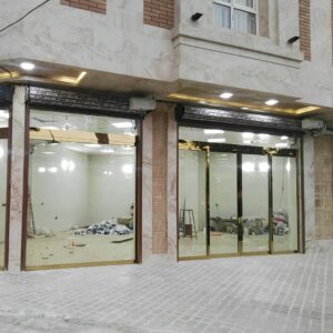 13 مدل درب اتوماتیک شیشه ای دو لنگه کشویی
