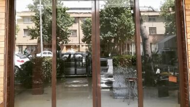10 مدل درب اتوماتیک شیشه ای تلسکوپی عرض کم