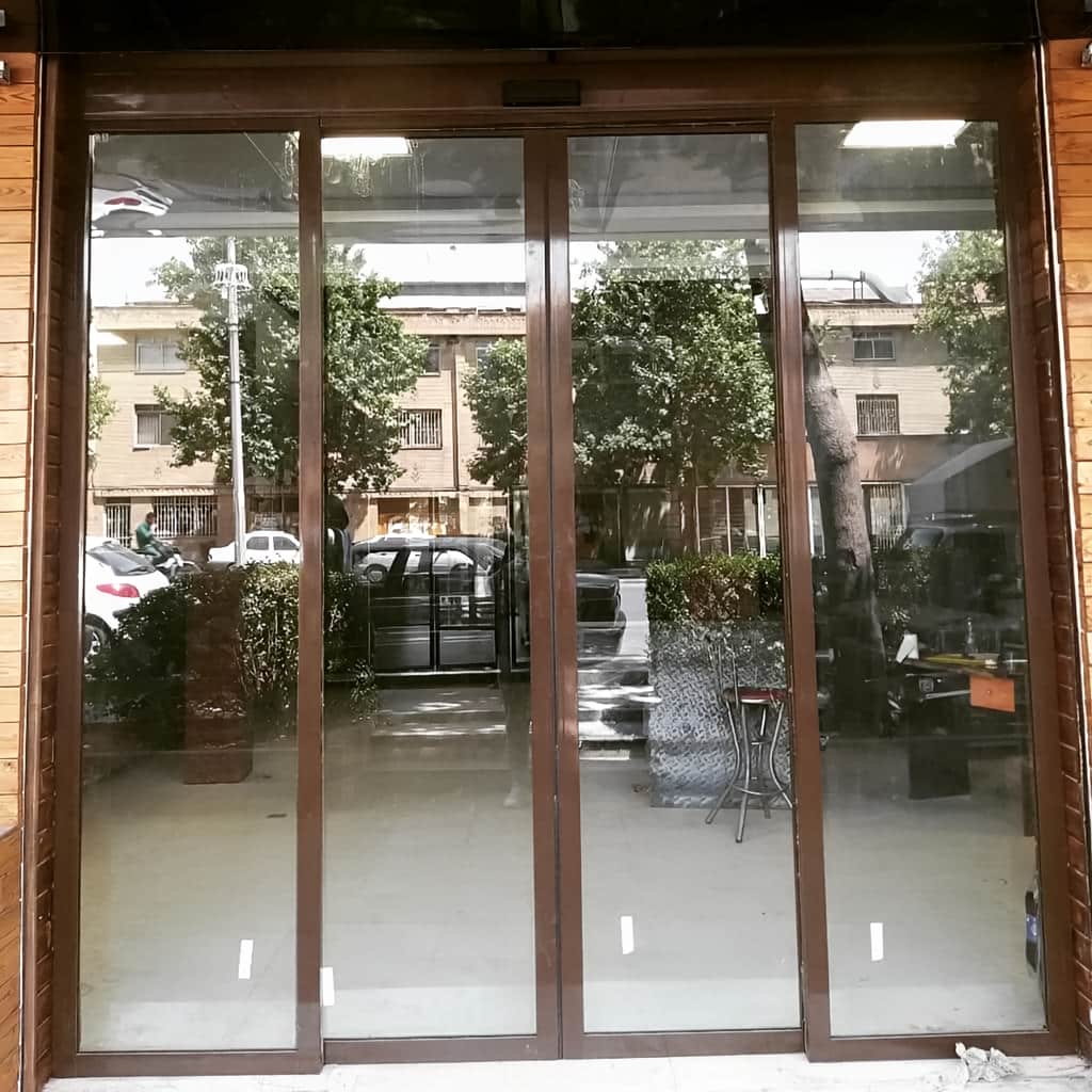 10 مدل درب اتوماتیک شیشه ای تلسکوپی عرض کم