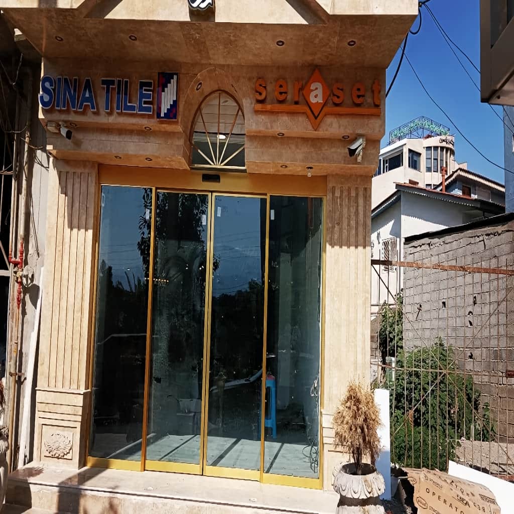 خرید درب اتوماتیک شیشه ای فروشگاه با بازشوی تلسکوپی