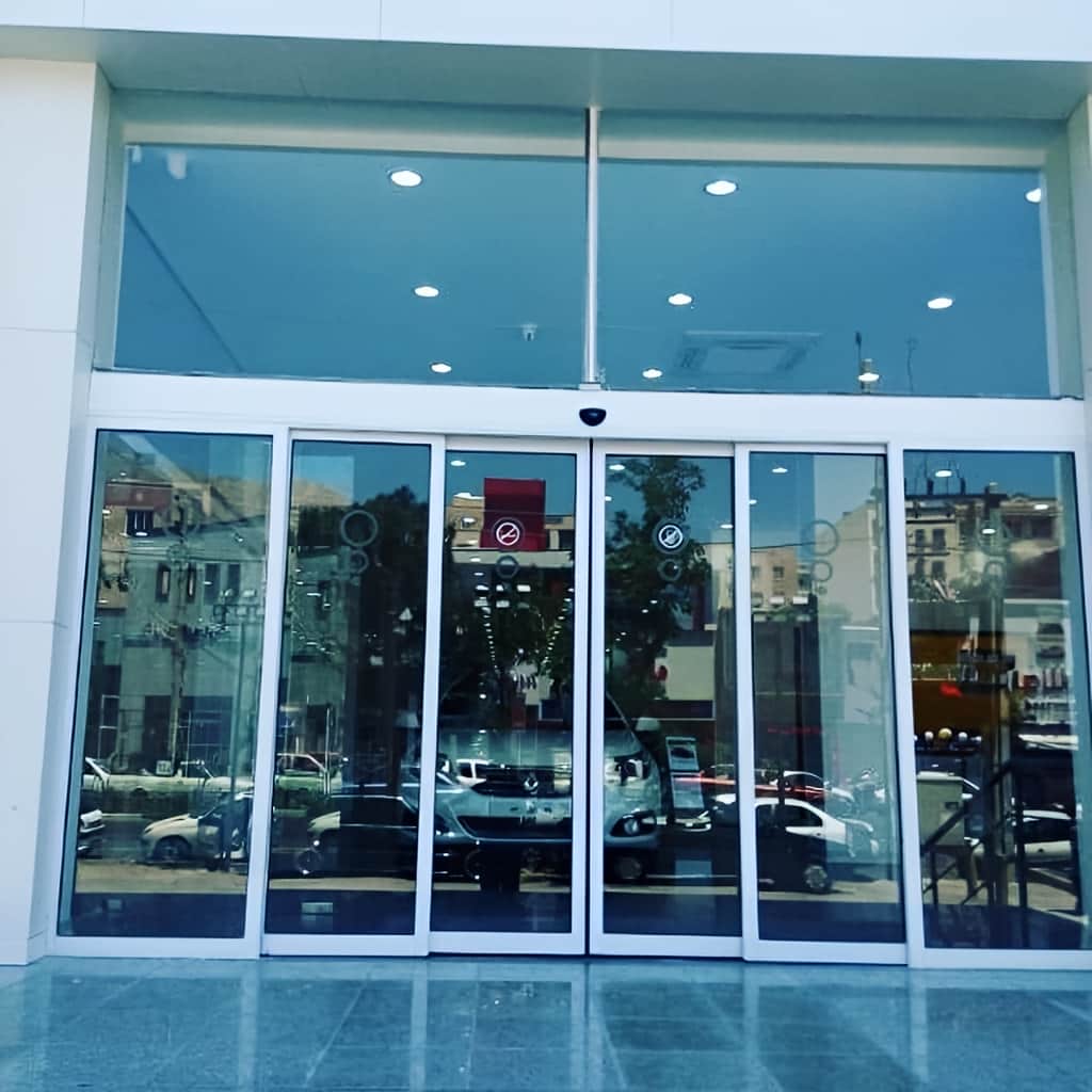 فروش درب اتوماتیک بیمارستانی فریم‌دار مقاوم در برابر برخورد