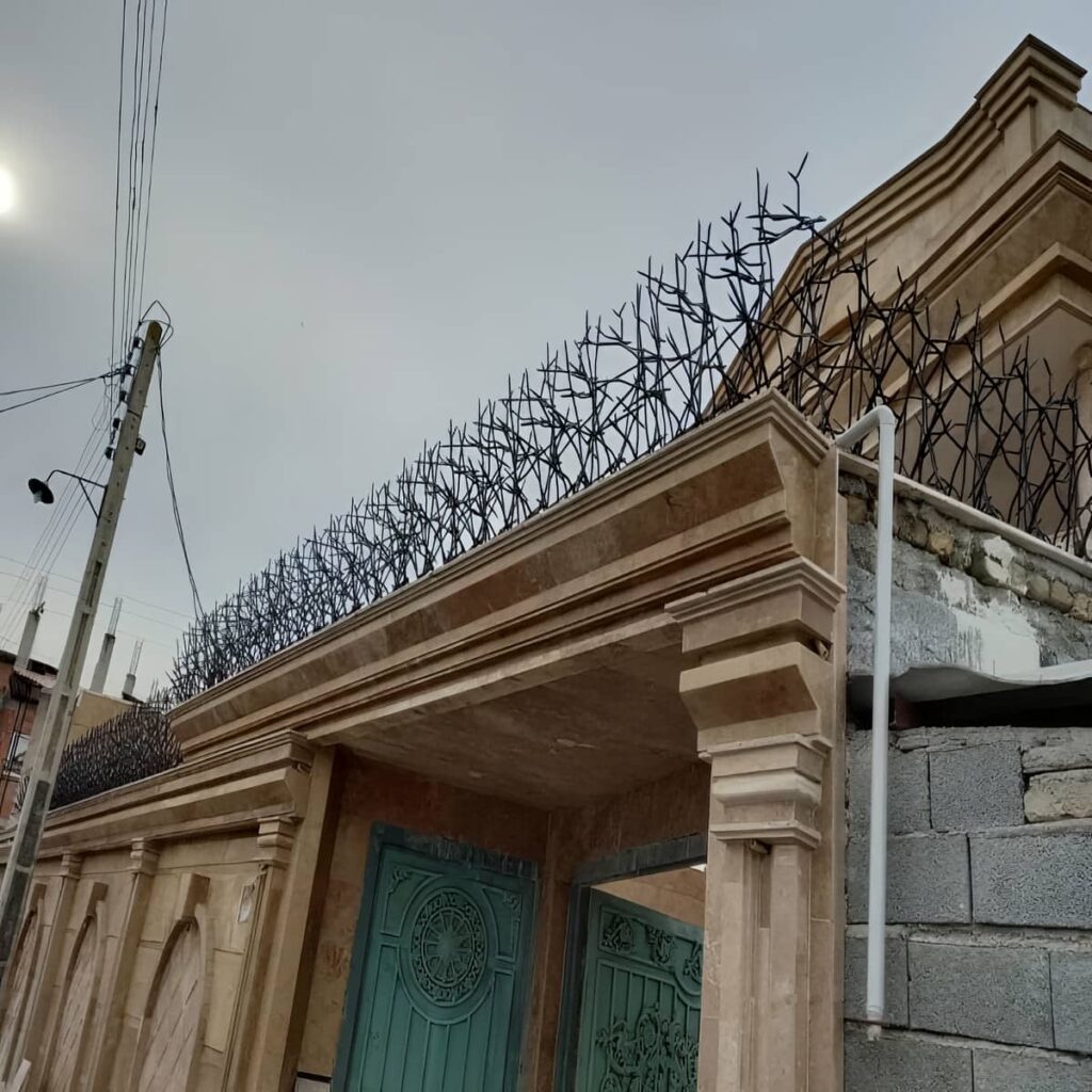 فروش حفاظ دیوار ضد سرقت میلگردی مدل آبشاری