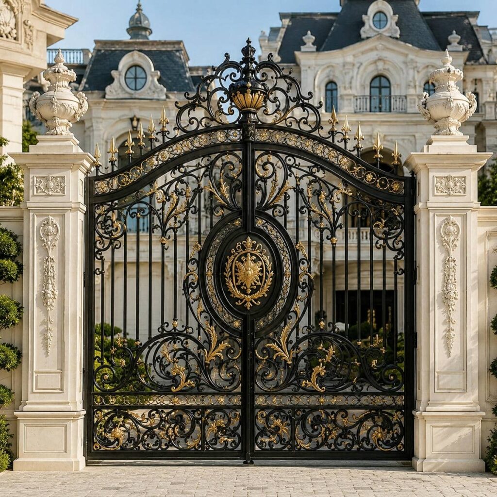 خرید درب برش لیزری ورودی با طرح خطی