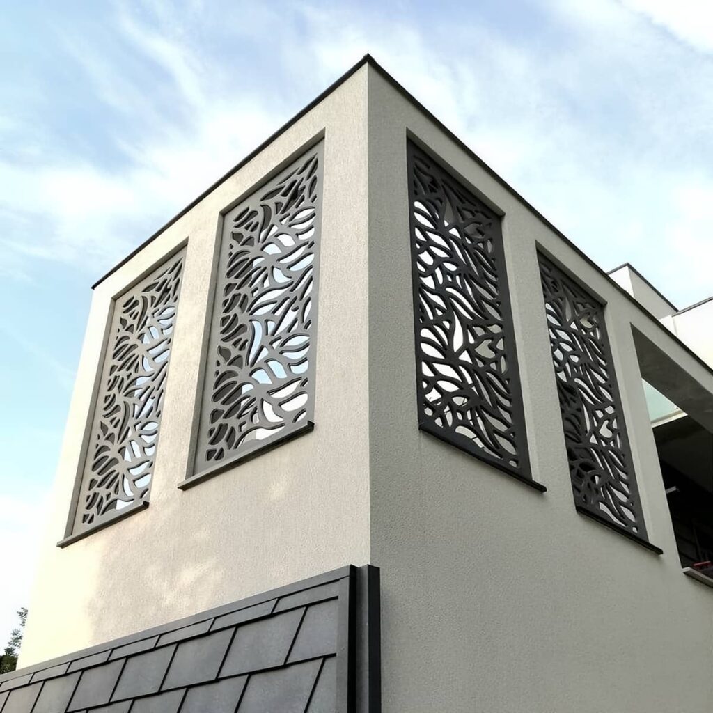 حفاظ پنجره شبکه هندسی مستطیلی برای دهانه عریض