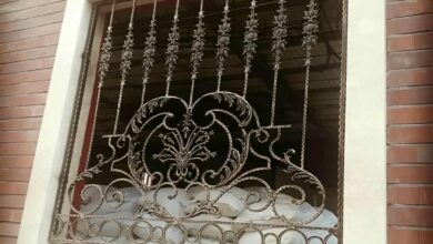 9 طرح حفاظ پنجره فرفورژه گل نرده 9 طرح حفاظ پنجره فرفورژه گل نرده