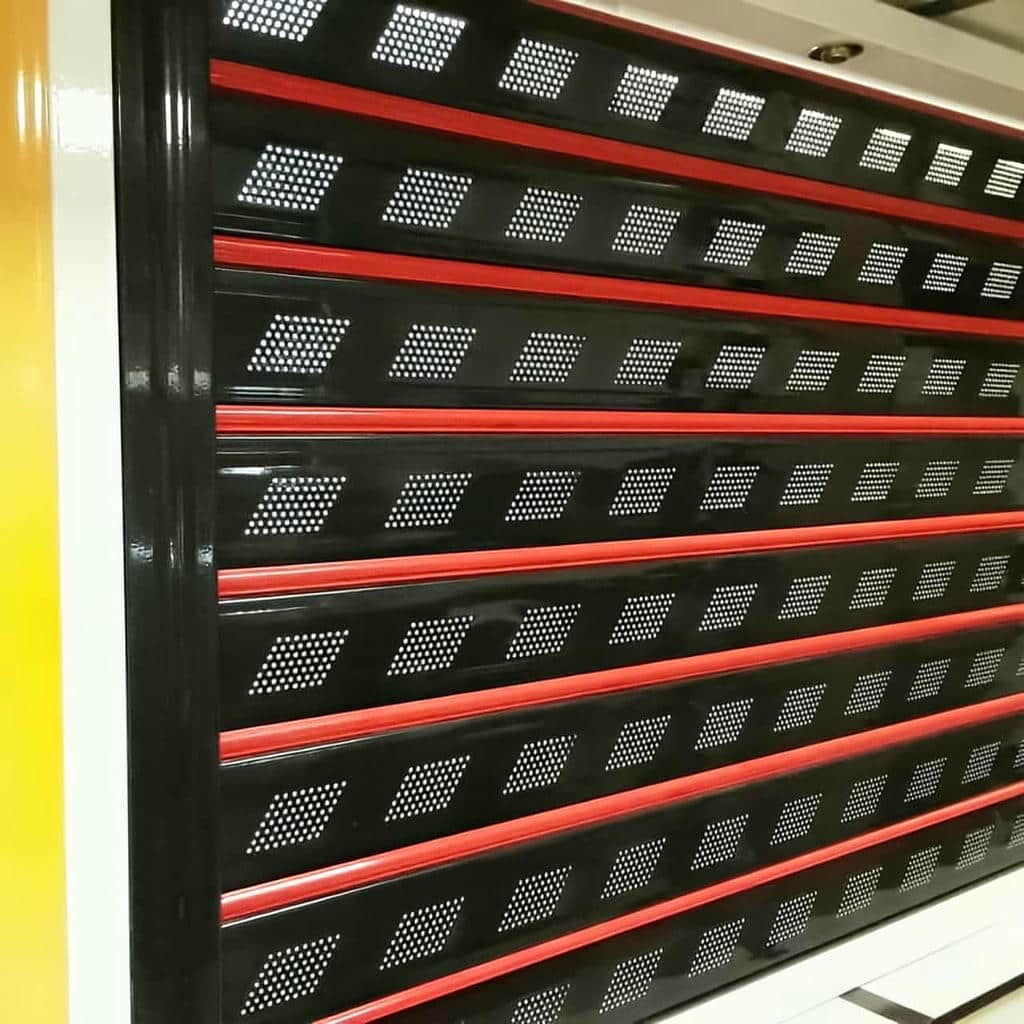 نصب درب کرکره ای پارکینگ اتوماتیک با فتوسل