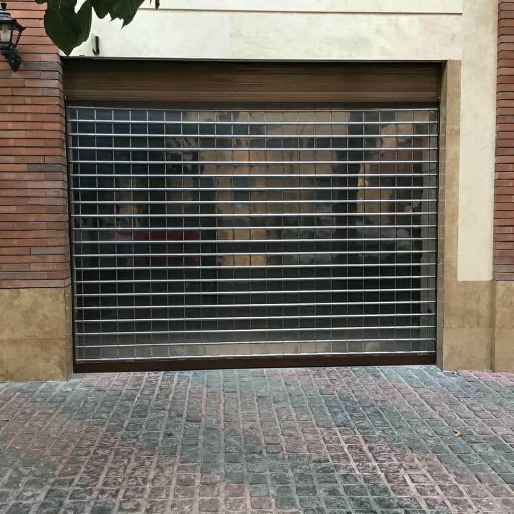 درب کرکره ای پارکینگ اتوماتیک برای پروژه چندواحدی
