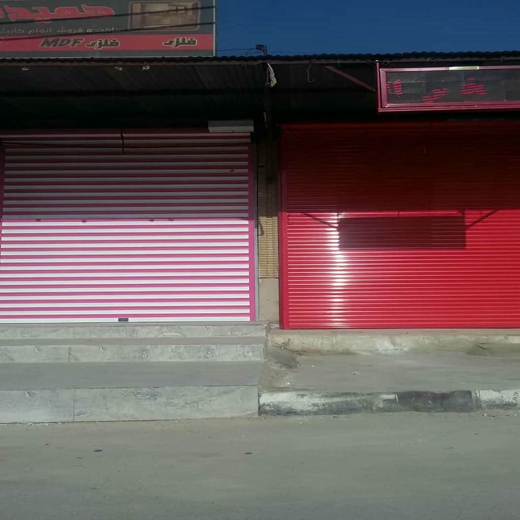 تعمیر کرکره برقی ضد سرقت فروشگاهی پس از عیب‌یابی