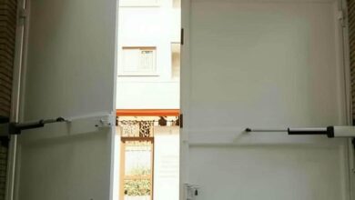 7 مدل درب برقی ویلایی دو لنگه
