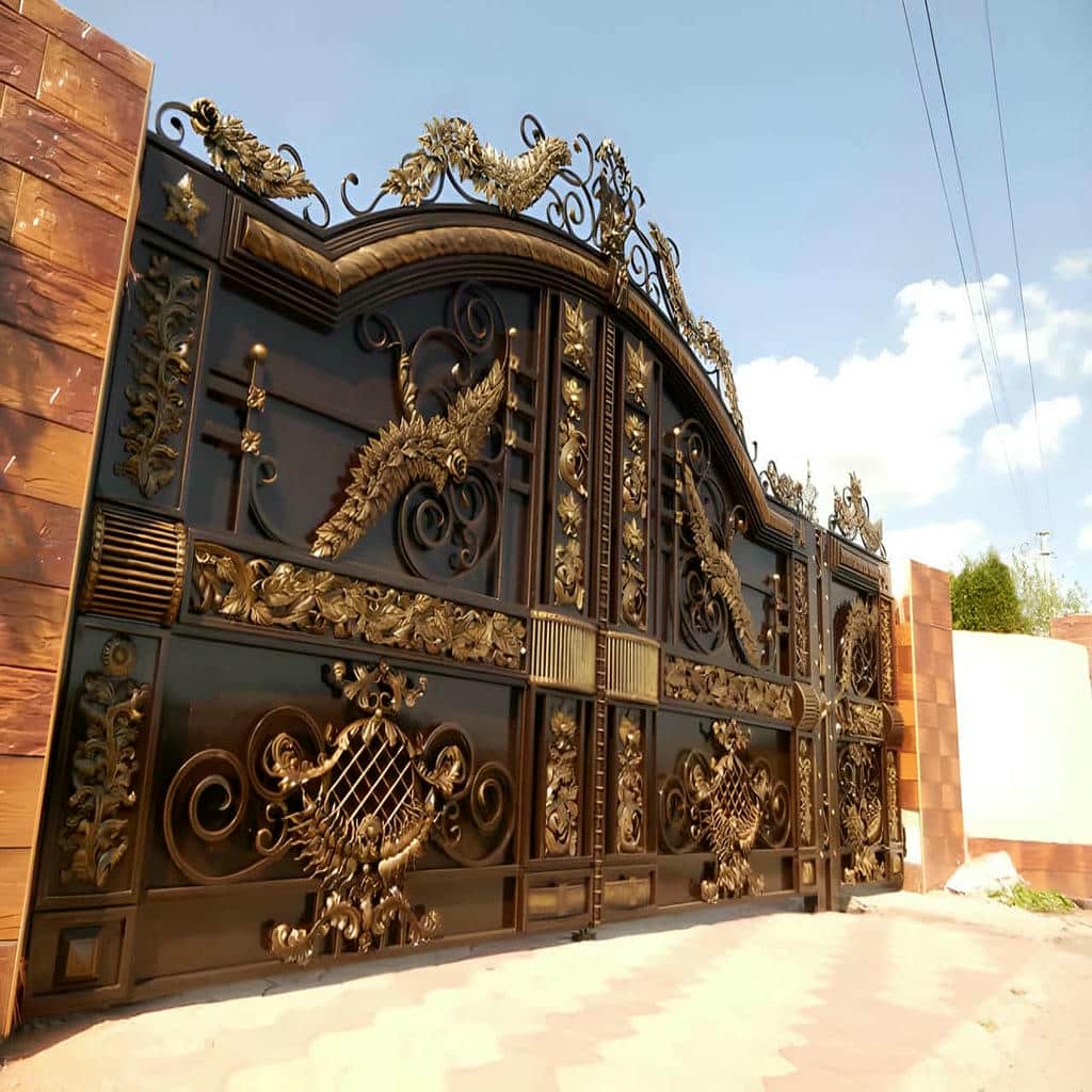 قیمت درب فلزی لاکچری نمای ویلا بر اساس شرایط پروژه