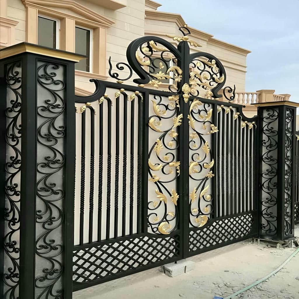 خرید درب ویلایی ترموود نما چوب برای پروژه با نمای مدرن