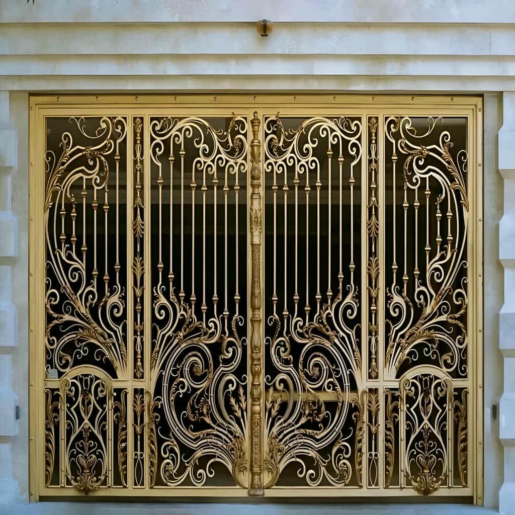 خرید درب فلزی CNC حیاط برای ورودی کم‌نور