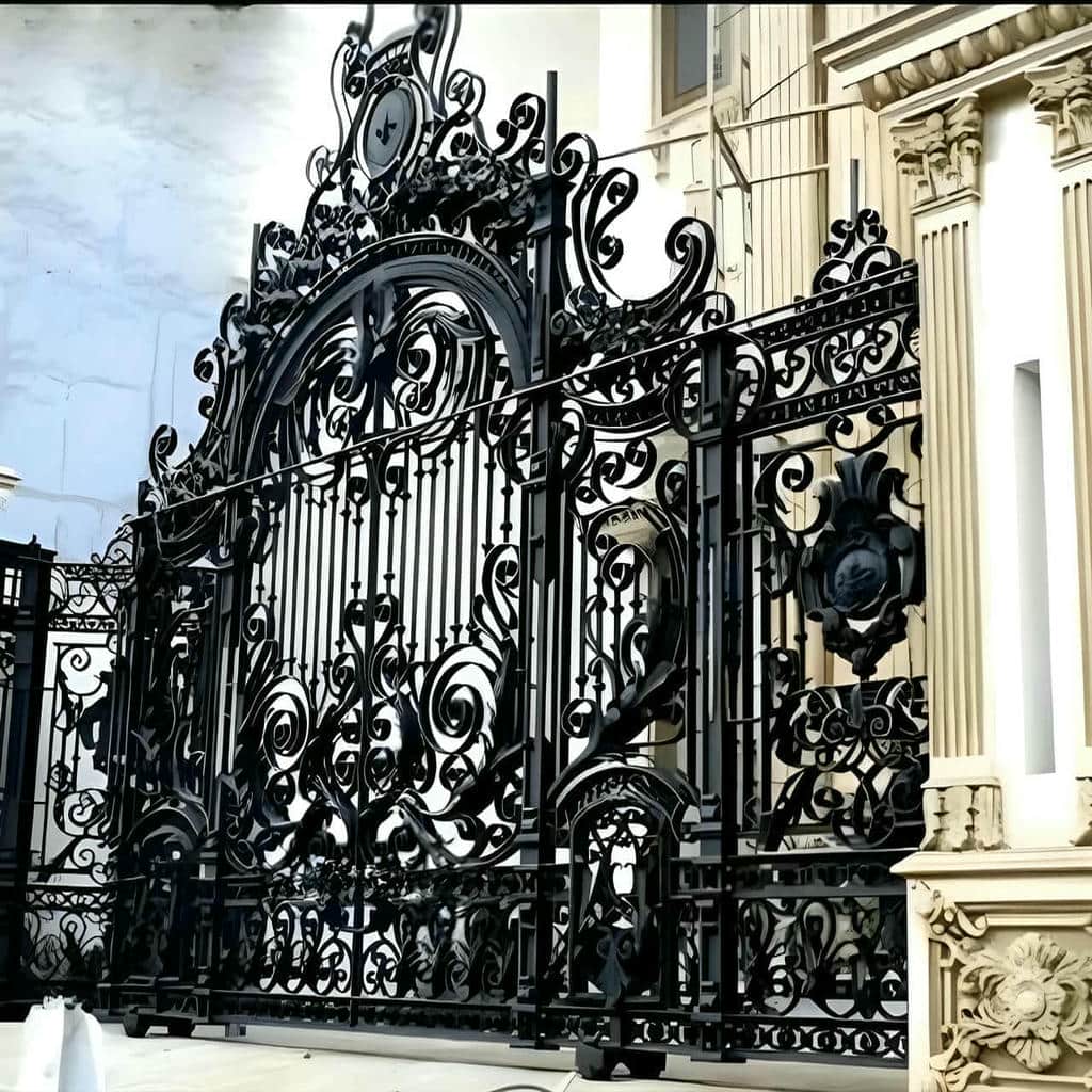 سفارش درب فلزی دو لنگه پارکینگ متناسب با رمپ پروژه