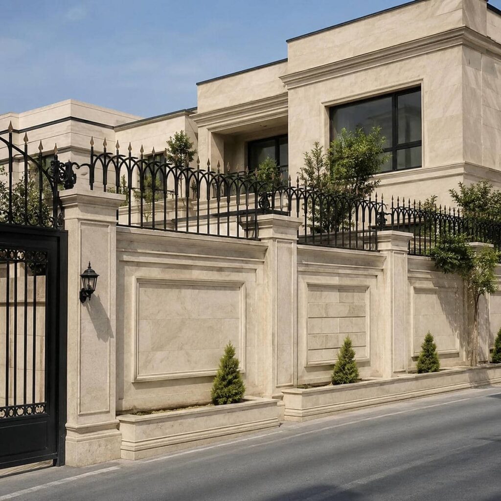 7 مدل نرده حفاظ دیوار ساده