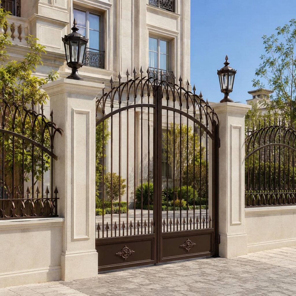 خرید حفاظ دیوار فلزی ردیفی برای دیوار کوتاه