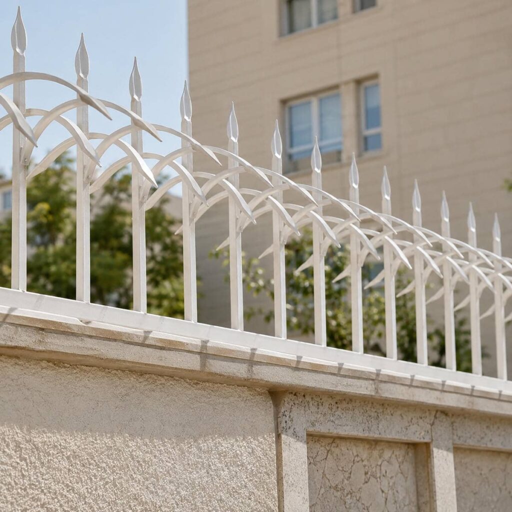 سفارش حفاظ دیوار فلزی ردیفی طرح تک‌ردیفه