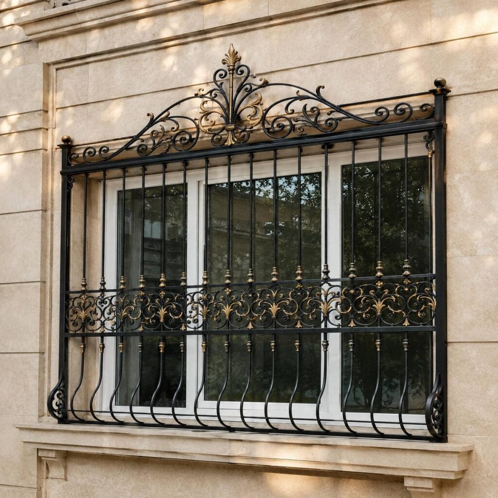 قیمت حفاظ پنجره قوسی کتیبه دار با طرح سفارشی