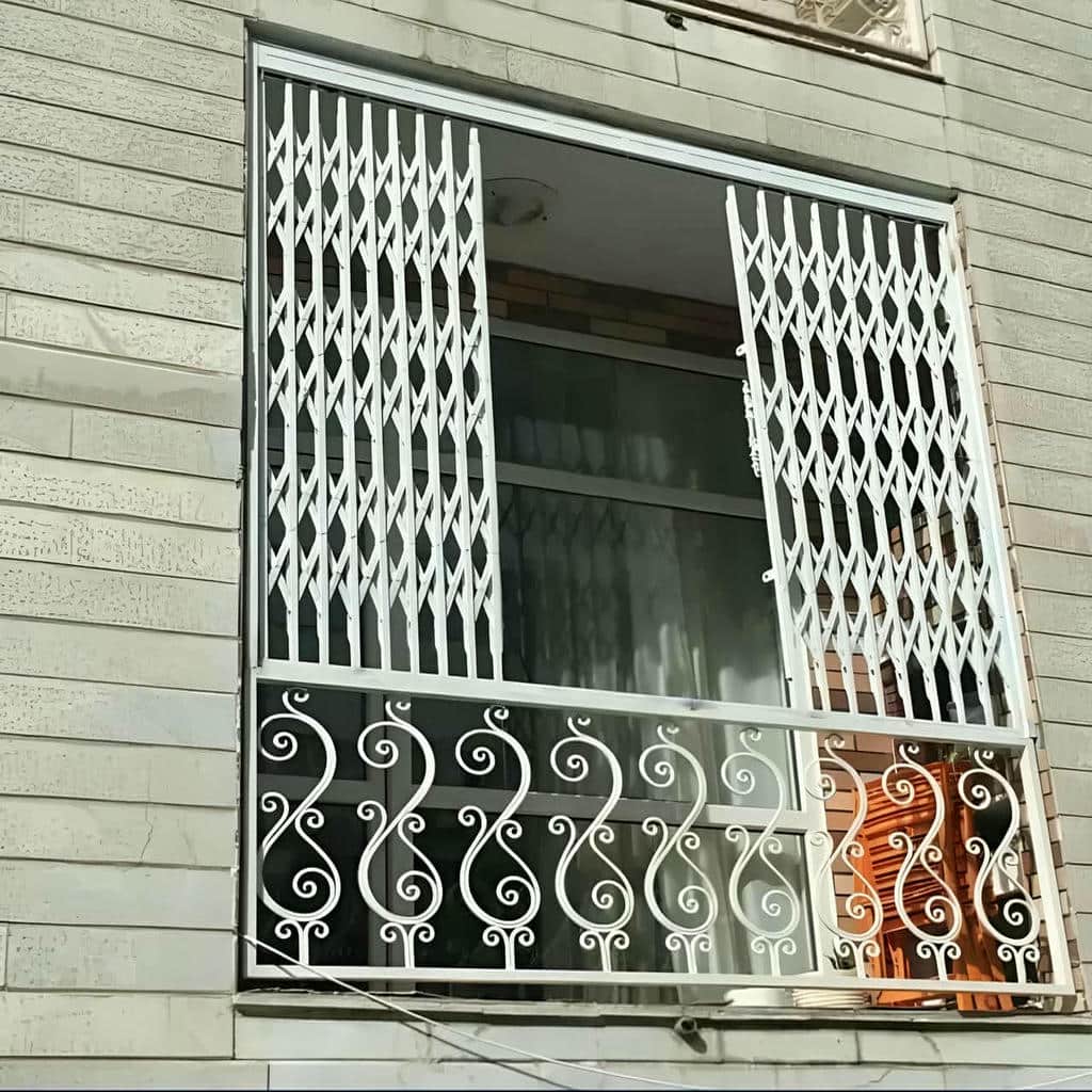 تولید حفاظ پنجره متحرک کشویی با توقف انتهایی