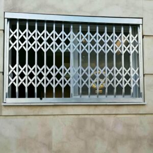 حفاظ متحرک فلزی ورودی ساختمان