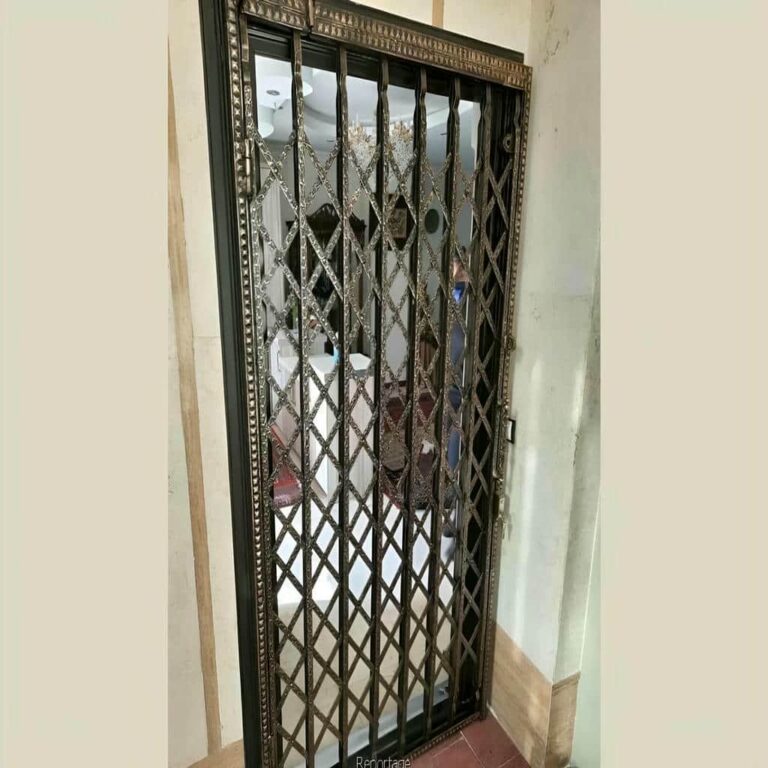 حفاظ جمع شونده ورودی آپارتمان حفاظ جمع شونده ورودی آپارتمان