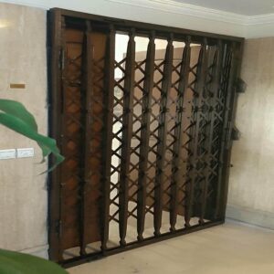 حفاظ آکاردئونی ساختمان با طراحی کشویی