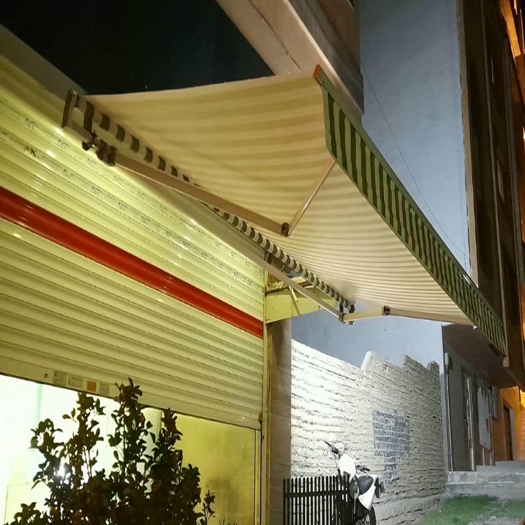 سایبان برقی دو سمت