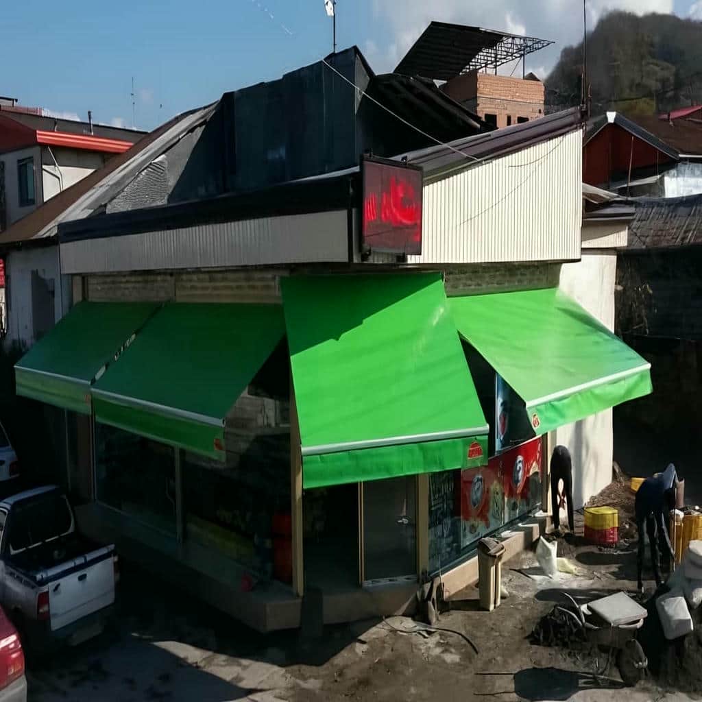 سایه بان بازویی هماهنگ با نما