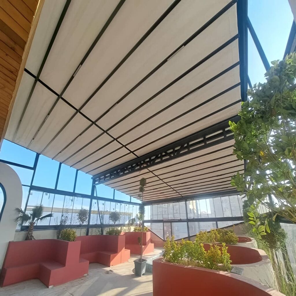 سایه بان اتوماتیک با فرم مدرن