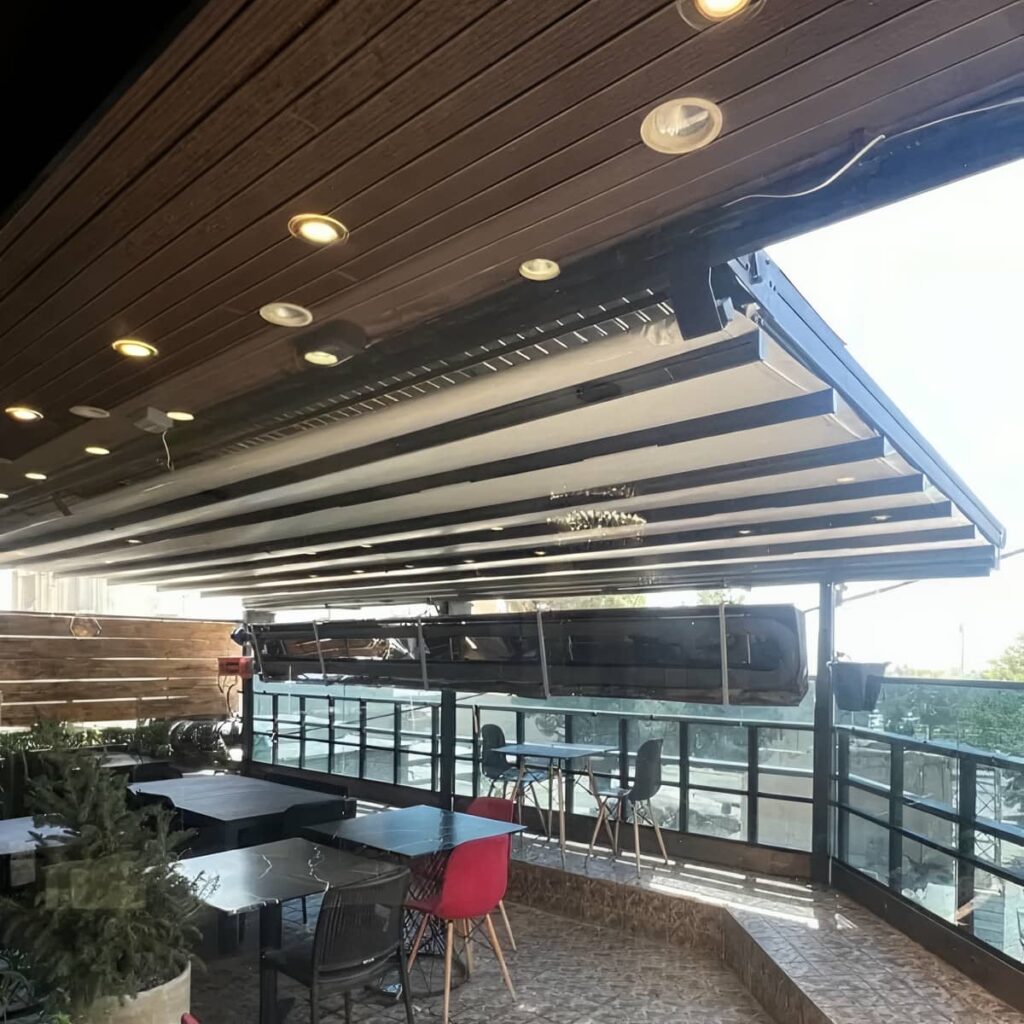 سقف متحرک پارچه ای فرفورژه