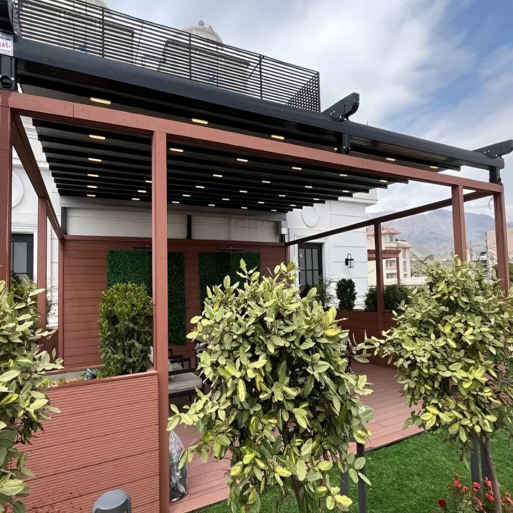 سایبان بازویی تراس
