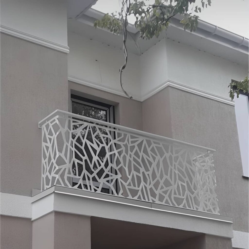 نرده تراس فلزی ساده نرده تراس فلزی ساده