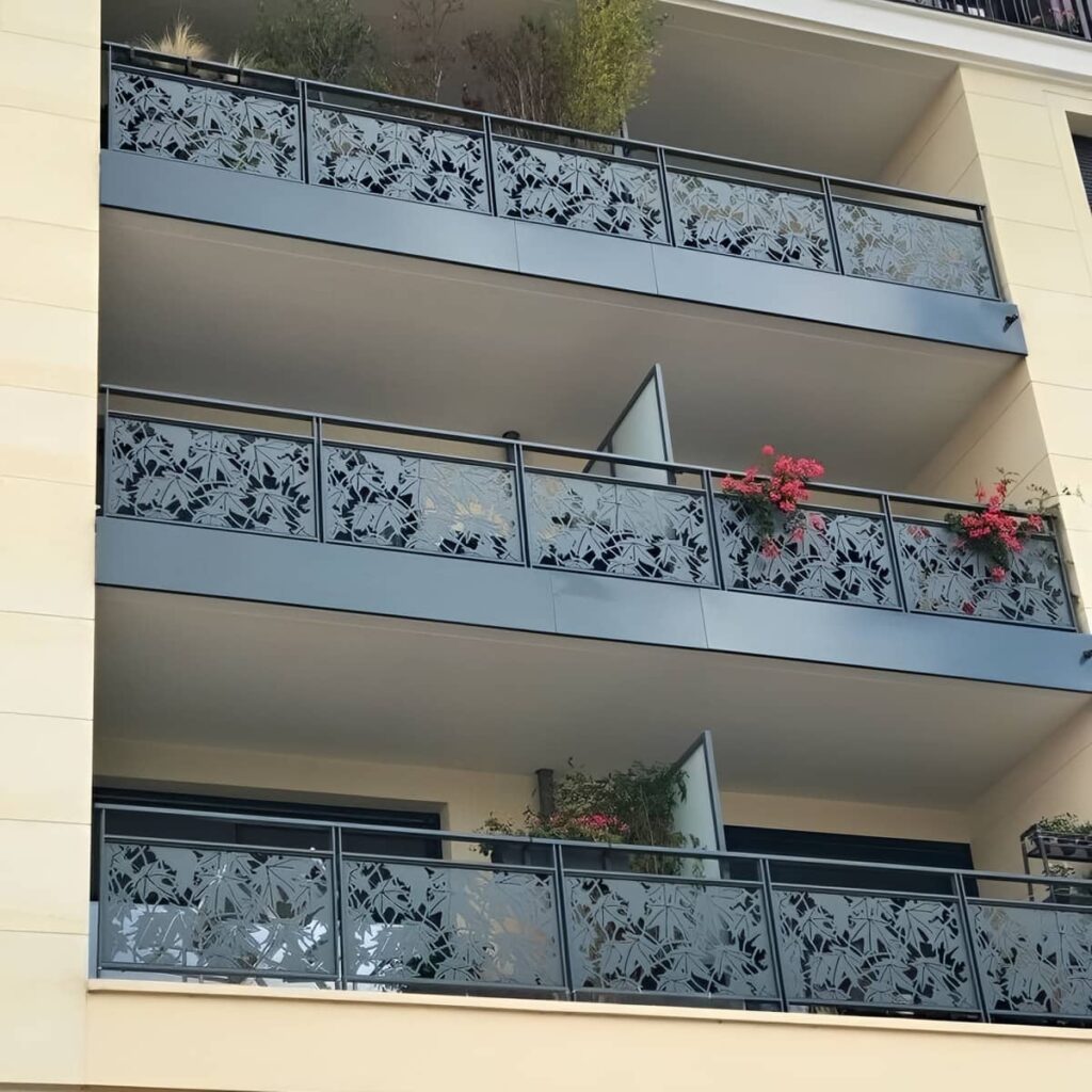نرده دوبلکس سفارشی فضای داخلی
