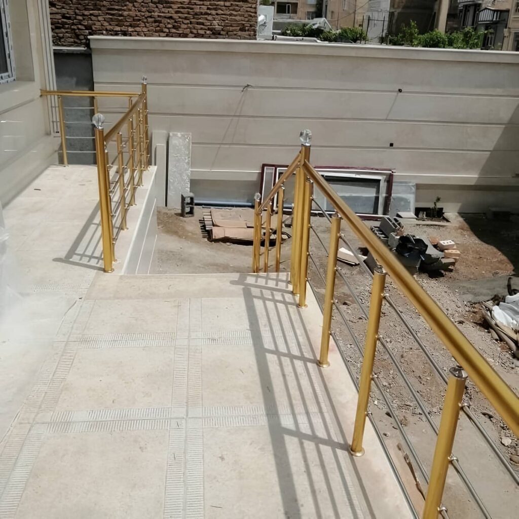 نرده پله دوبلکس مدرن