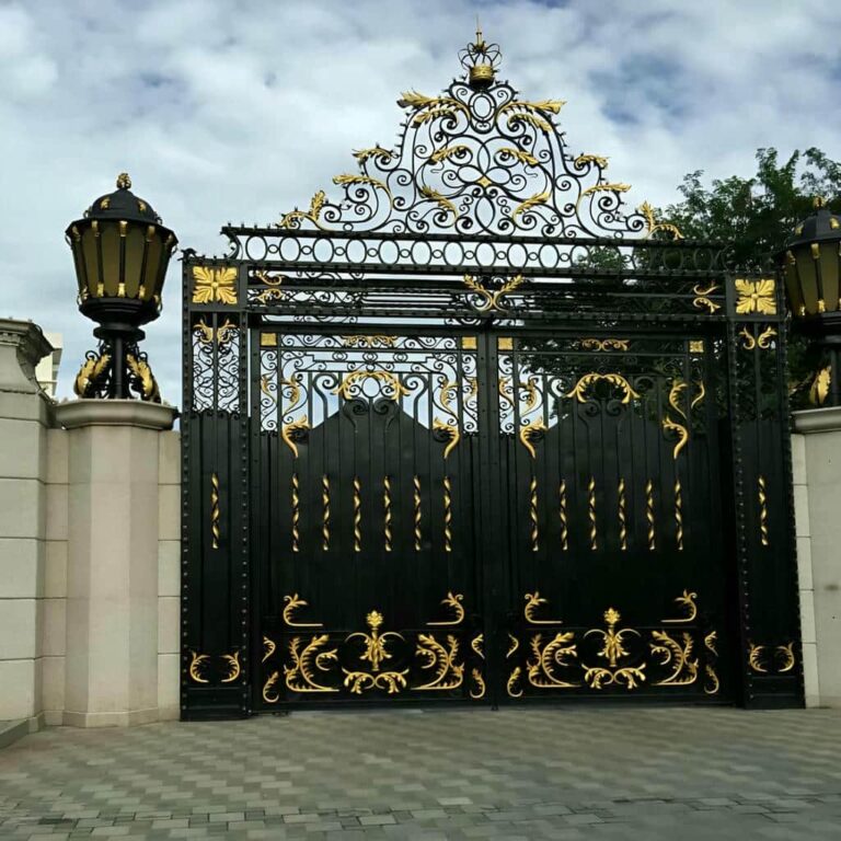 درب فرفورژه ویلایی فلزی درب فرفورژه ویلایی فلزی