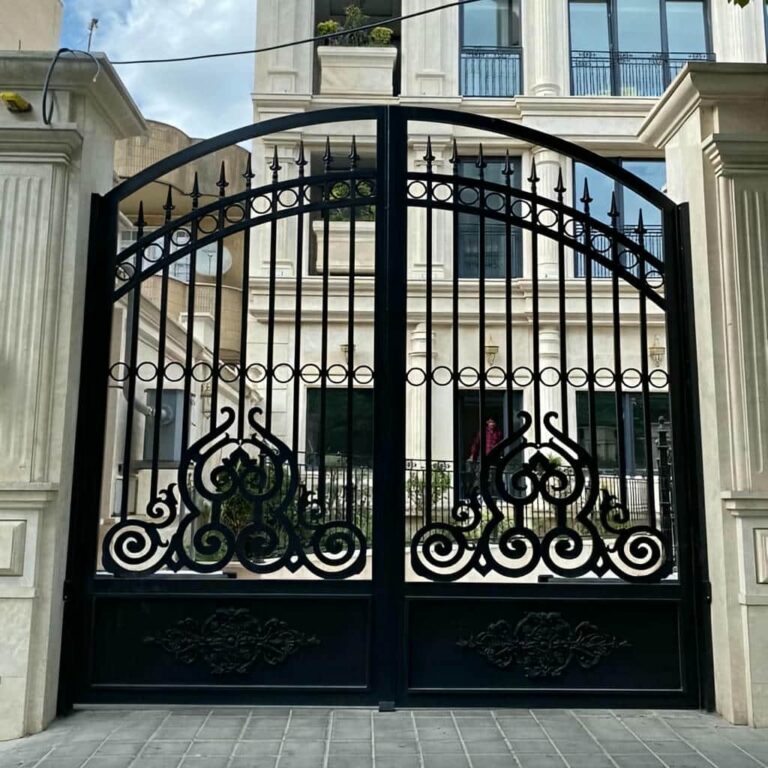 درب شهرکی فلزی ورودی ساختمان