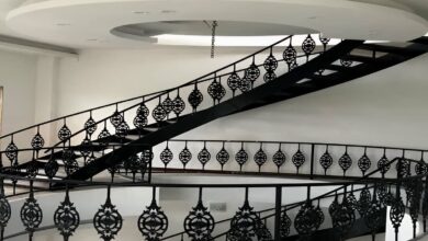 نرده فرفورژه بالکن فلزی