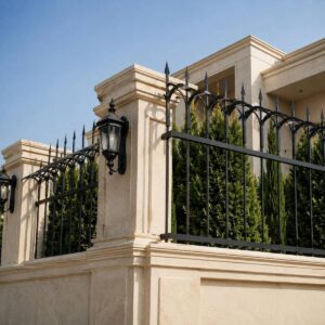 حفاظ سرنیزه ای فلزی ساختمان مسکونی