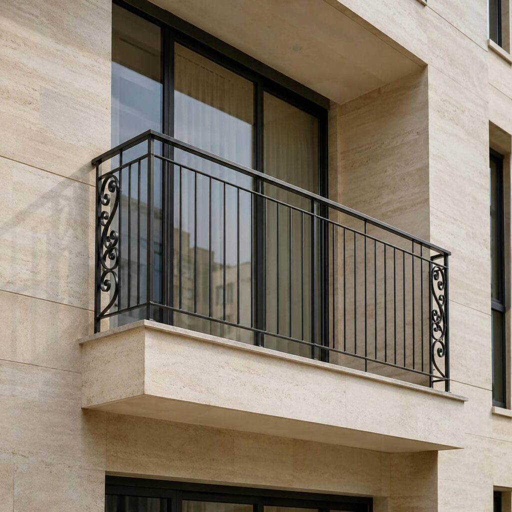 نرده پله دوبلکس مدرن