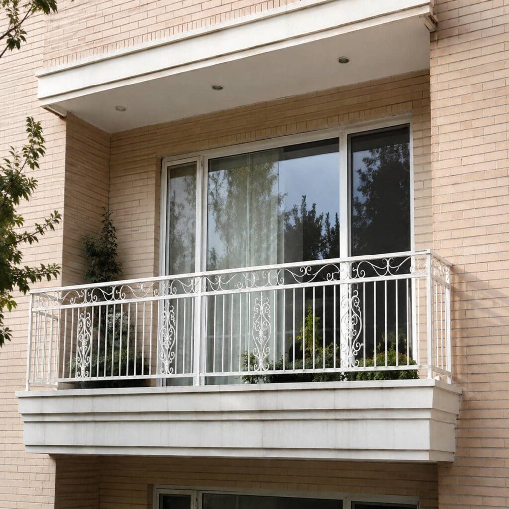 هندریل راه پله با پوشش مقاوم
