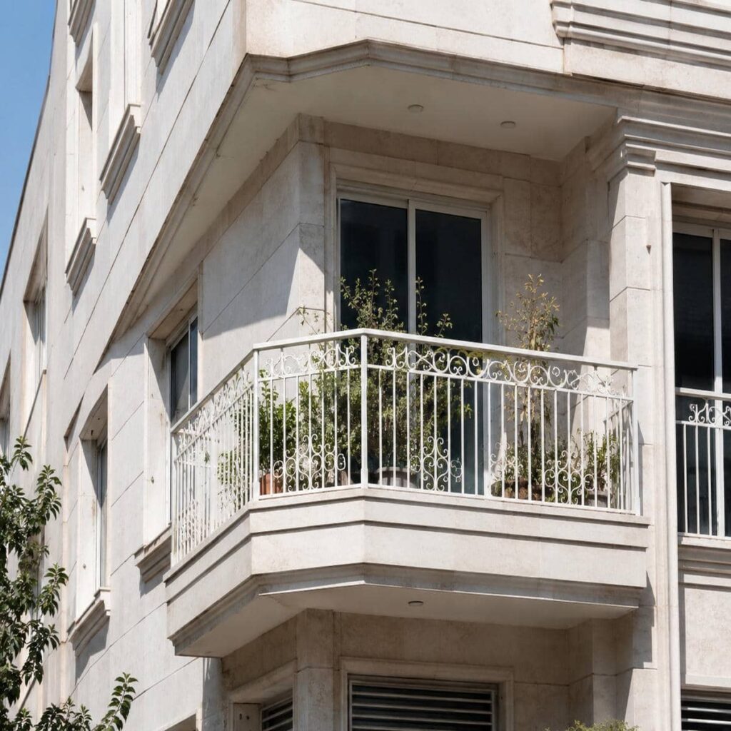 نرده راه پله چوبی مدرن نرده راه پله چوبی مدرن