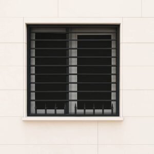 حفاظ پنجره آهنی مقاوم با طراحی ساده