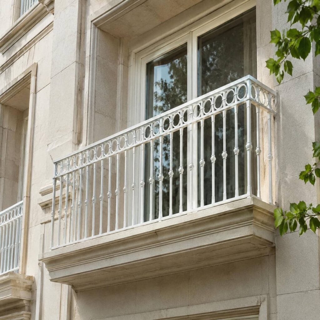 جان پناه فلزی مشرف به محوطه استان اردبیل