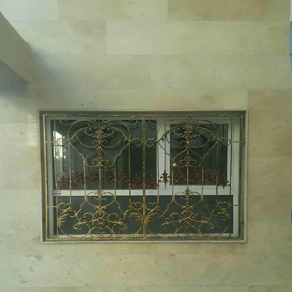 مدل گارد آهنی ساده ساختمان استان کرمانشاه