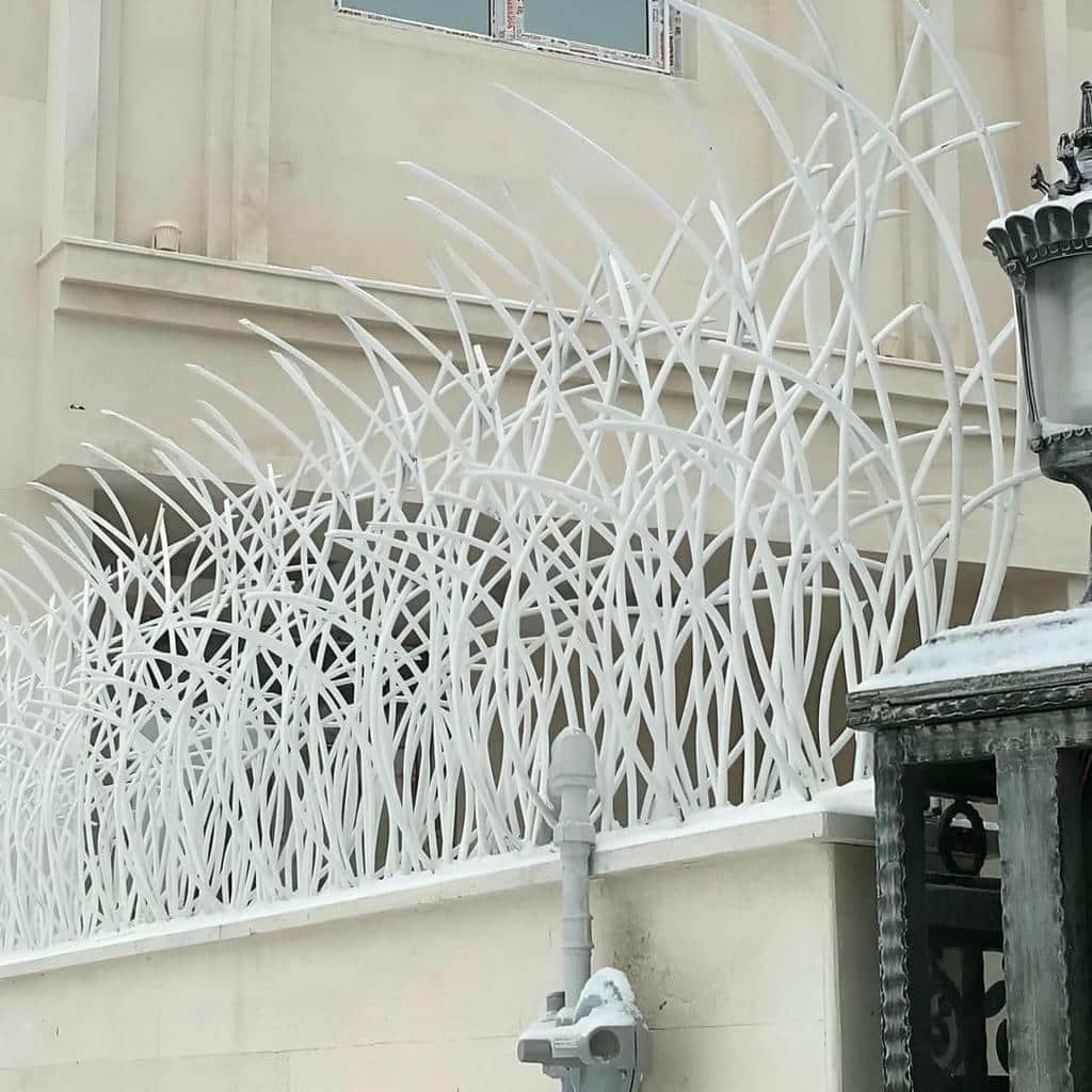 نمای اندازه‌گیری تخصصی جان‌پناه ساختمان در استان خراسان رضوی