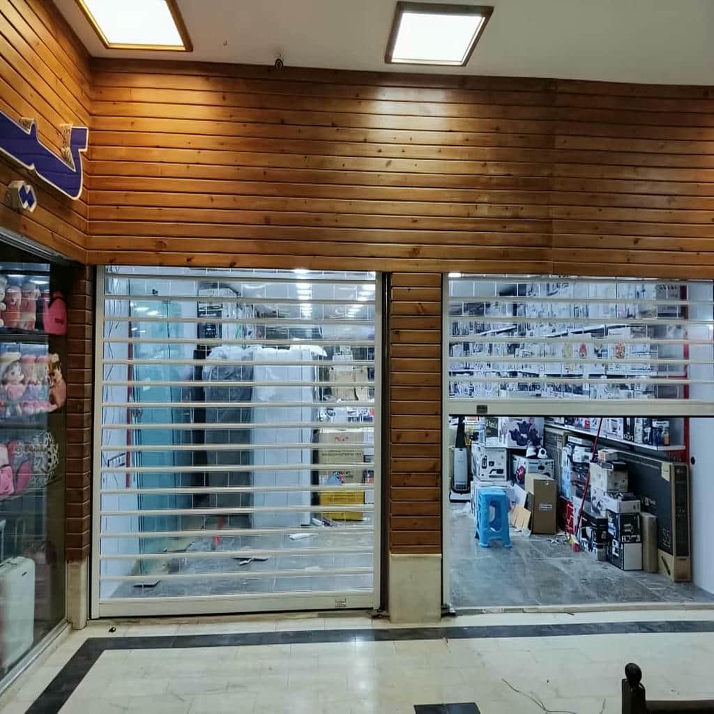 کرکره اتوماتیک رول شونده ورودی ساختمان قدیمی مشهد کرکره اتوماتیک رول شونده ورودی ساختمان قدیمی مشهد