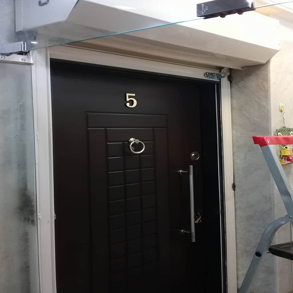 کرکره برقی قهوه ای انبار صنعتی در استان تهران